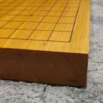 Толстая доска для игры в Го с полем 19×19 и ручной разметкой
